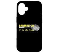 Badminton Is In My DNA Shuttlecock Player Case for iPhone 16