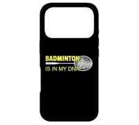 Badminton Is In My DNA Shuttlecock Player Case for iPhone 17 Pro