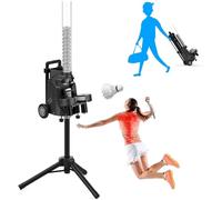 Badminton Machine - Portable Intelligent Shuttlecock Feeder with Remote Control, Ideal for Beginners and Pros, Perfect for Badminton Practice