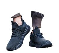 Badminton Men's Lightweight Orthopaedic Non-Slip Interior, blue navy, 8 UK