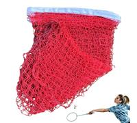Badminton Net - High Strength Mesh, Nylon Drawstrings, Foldable | Professional High Strength With Nylon Drawstring Mesh, Foldable Badminton Net Equipment For Backyard Beach Park Tennis Volley