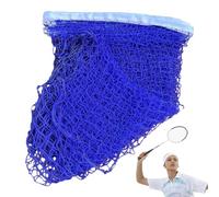 Badminton Net - Professional Mesh Structure, Nylon Drawstring Edge System, High Strength Space Separation, Foldable Sports Installation | Backyard Recreation Beach Park Game Building for Racket