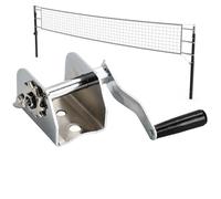 Badminton Net Tensioner - Hand Crank for Volleyball Net - Portable Metal Screw for Gym Tennis Training School Outdoor Sports