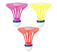 Badminton Plastic Shuttlecocks Sport Training Exercise Lightweight Practical