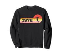 Badminton-player born 1972 Birthday Vintage Women Badminton Sweatshirt