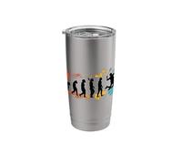 Badminton Player Evolution Shuttlecock Badminton Racket Stainless Steel Insulated Tumbler