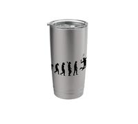 Badminton Player Evolution Shuttlecock Badminton Racket Stainless Steel Insulated Tumbler