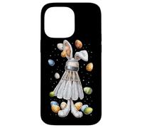 Badminton Player Shuttlecock Easter Rabbit Eggs Bunny Ears Case for iPhone 14 Pro Max
