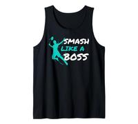 Badminton Player Smash Like A Boss Badminton Coach Tank Top