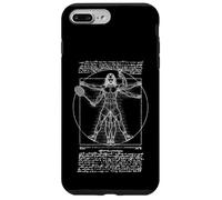 Badminton Player Vitruvian Man Leonardo Da Vinci Shuttlecock Case for iPhone 7 Plus/8 Plus