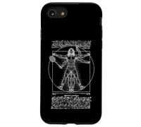 Badminton Player Vitruvian Man Leonardo Da Vinci Shuttlecock Case for iPhone SE (2020) / 7/8