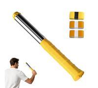 Badminton Power Trainer - Adjustable Intensity Sound Feedback Non-slip Handle - Badminton Power Training Tool,for Wrist Arm Strength Swing Correction Precision Practice