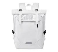 Badminton Racket Backpack Waterproof Laptop Bag Sports Training Handbag (White)