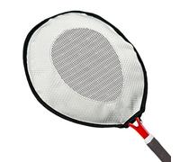 Badminton Racket Cover - 11.81inch Professional Sleeve for Racket Protection, Easy Carry with Zipper Function, Sports Case for Adults Beginners Training Backyard, Oxford Fabric Black, Travel Packaging