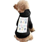 Badminton Racket Lightweight Dog Hoodie Soft Pullover Sweatshirt Warm Pet Clothes for Small Medium Large Dogs Cats