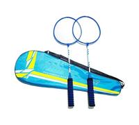 Badminton Racket Set - Lightweight Racket Pair, Durable Shuttlecock Combo | 26.18 inches Outdoor Beach Badminton Equipment, Family Fun Game Set, Backyard Sport with Carry Option