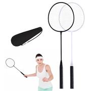 Badminton Racket Sets - Read Professional Racket for Two People, Complete Kit with Bag Included | Badminton Play Equipment for Children and Adults, External Use in the Garden