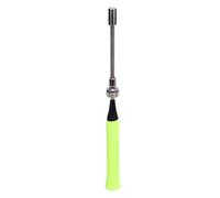 Badminton Racket Swing Trainer Badminton Swing Practice Tool Badminton Training Device with Ergonomic Anti-Slip Handle for Tennis & Badminton Skills (Green)