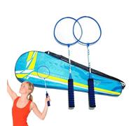Badminton Rackets Set - 2 Player Lightweight Badminton Replacement Set - Anti-Slip Sturdy Rackets for Equipment, Beach Family Game for Adults and Kids