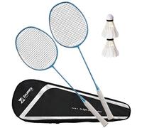 Badminton Racquet of 2,Full Carbon Fiber Adult Ultra-Light Double Racket Equipment Professional Durable Suit,Includ 2 Shuttlecocks & Carrying Bag,Perfect for Adults and Teenager