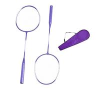 Badminton Racquet - Two-Player Racket Set Ensemble, Indoor Sport Package | Lightweight Adult Teen Children Shuttlecock Gear Kit, Precision Grip Execution Tool, Fitness Play Equipment Module Suitable