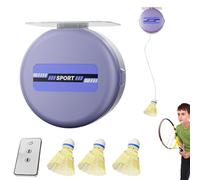 Badminton Rebound Training - Automatic Rebound - for Individual Practice, Improvement Tool, Adjustable Device for Solo Player, Reflex Training, Interest