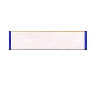 Badminton Replacement Net, Badminton Net PP Portable Folding Outdoor Frame for Volleyball Tennis Doubles 4.1-6.1m(6.1m net)