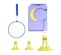 Badminton Self Training Tool - Self Adhesive Tool, with Adjustable Elastic Cord Single Badmint Trainer, for Men Child Youth Athlete Living Room Kids Room Optimize Their Exercise Routines I