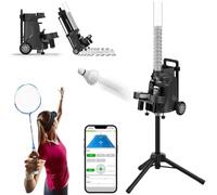 Badminton Serve Machine - Portable with Tripod, 1s-1.5s Serve Frequency for Shuttlecock Competition Training