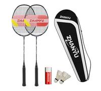 Badminton Set,Badminton Racket,Full Carbon Material,Two Badminton Rackets Plus Two Badminton Balls Plus A Bag,Suitable For Outdoor Activities And Family Outings