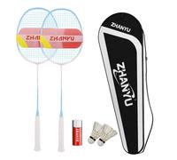 Badminton Set,Badminton Racket,Full Carbon Material,Two Badminton Rackets Plus Two Badminton Balls Plus A Bag,Suitable For Outdoor Activities And Family Outings