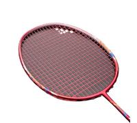 Badminton Set Carbon Fiber Badminton Rackets Strings Professional Training Racquet With Bags For Adult(Red)