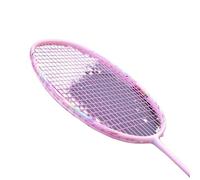 Badminton Set Carbon Fiber Badminton Rackets Super Light 8U 62G G5 Offensive Training Racquet With Strings For Adult(Pink)