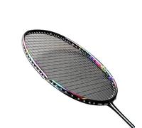Badminton Set Carbon Fiber Badminton Rackets Super Light 8U 62G G5 Offensive Training Racquet With Strings For Adult Badminton Racket(Black)