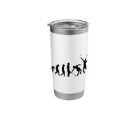 Badminton Shuttlecock Court Game Sport Evolution Badminton Stainless Steel Insulated Tumbler