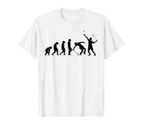 Badminton Shuttlecock Court Game Sport Evolution Badminton T-Shirt
