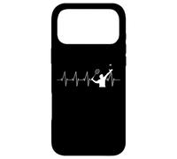 Badminton Shuttlecock court game sport Heartbeat BADMINTON Case for iPhone 17 Pro Max
