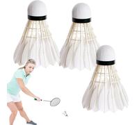 Badminton Shuttlecocks - 3 Pack Duck Training Balls, High Speed Soft Foam Head Shuttle Cocks, Stable Sports Equipment, Lightweight Outdoor Accessories | For Backyard Court Game