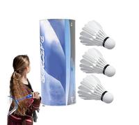 Badminton Shuttlecocks - 9cm Foam Featheř Shuttlecocks | EVA Soft Head Training Ɓirdies Set - Durable Lightweight High Speed Flighț | Indoor Outdoor Beach Racket Game Junior Practice Kit