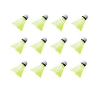 Badminton Shuttlecocks, High-Speed Wind Resistant Trainer, 12 Pieces, Training Birdíes, Nylon Sports Equipment, Precision Flíght Stability, for Training Practice Backyard Competitions