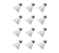 Badminton Shuttlecocks, High-Speed Wind Resistant Trainer, 12 Pieces, Training Birdíes, Nylon Sports Equipment, Precision Flíght Stability, for Training Practice Backyard Competitions