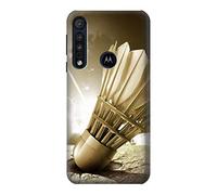 Badminton Sport Art Case Cover For Motorola One Macro, Moto G8 Play