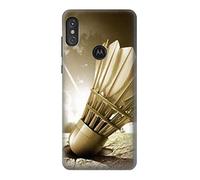 Badminton Sport Art Case Cover For Motorola One Power, Moto P30 Note