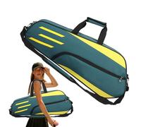 Badminton Storage Bag, Badminton Bag for 3 Racket | Large Protective Storage Bags for Shoulder Bats, Tennis Equipment Bags, Racquetball Bag for Men, Women, Adolescents