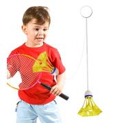 Badminton Trainer - Glowing Elastic, Rebound System, Portable Solo Practice Setup, Tension Cord Training Structure Skill Development Tool Reaction Speed Equipment | For Indoor Outdoor Practices Use