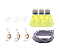 Badminton Trainer - Portable Practice Aid, Suspending Elastic Rebounder with Glowing Feedback, Sport Training Equipment, Home Outdoor Exercise Gear, Skill Development Tool for Beginners Adults