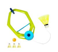 Badminton Trainer Rebound Ball - Portable Door Badminton Game | Adjustable Solo Badmintons Trainer | Sports Practice Rebound With String Includes For Indoor Outdoor Exercise