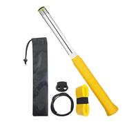 Badminton Training Racket - Steel Rebound Practice Pole, Swing Trainer with Feedback Sound | Sturdy Movement Corrector Tool, Fitness Exercise Sports Equipment for Beginners Adults Indoor Outdoor Use
