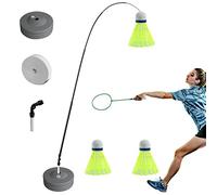 Badminton Training Tool - Single-Person Badminton Belt Rebound Training,Stretch Badminton Robot Racket Training Sports -Study Practice Machine Badminton Stroking for