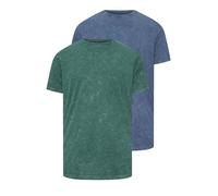 BadRhino Big & Tall 2 Pack & Green Acid Wash T-Shirts - Men's - Plus Size Curve